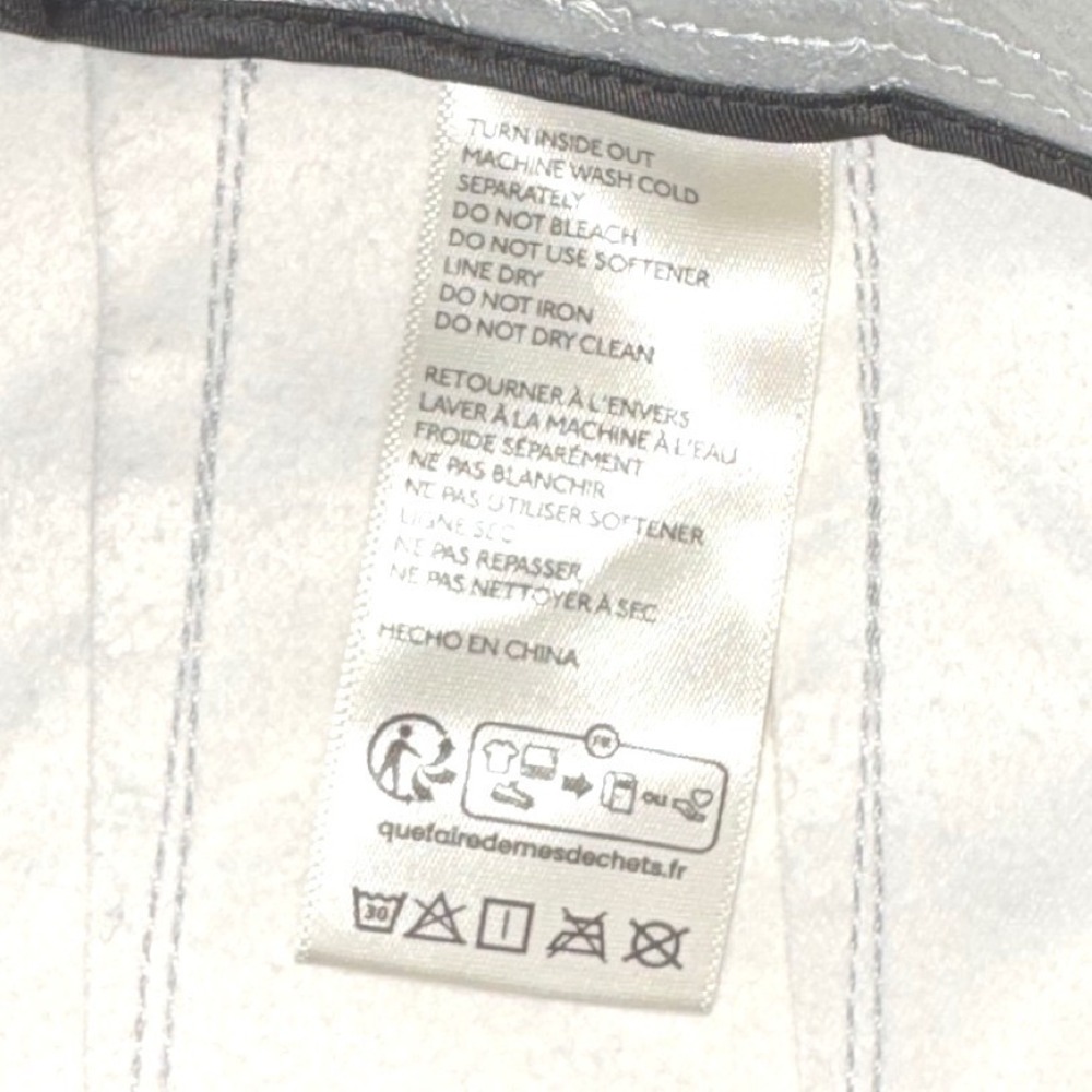 Maeve‎ Anthro The Ettie Highrise Wide Leg Crop Faux leather metallic pants 33T - Picture 11 of 13